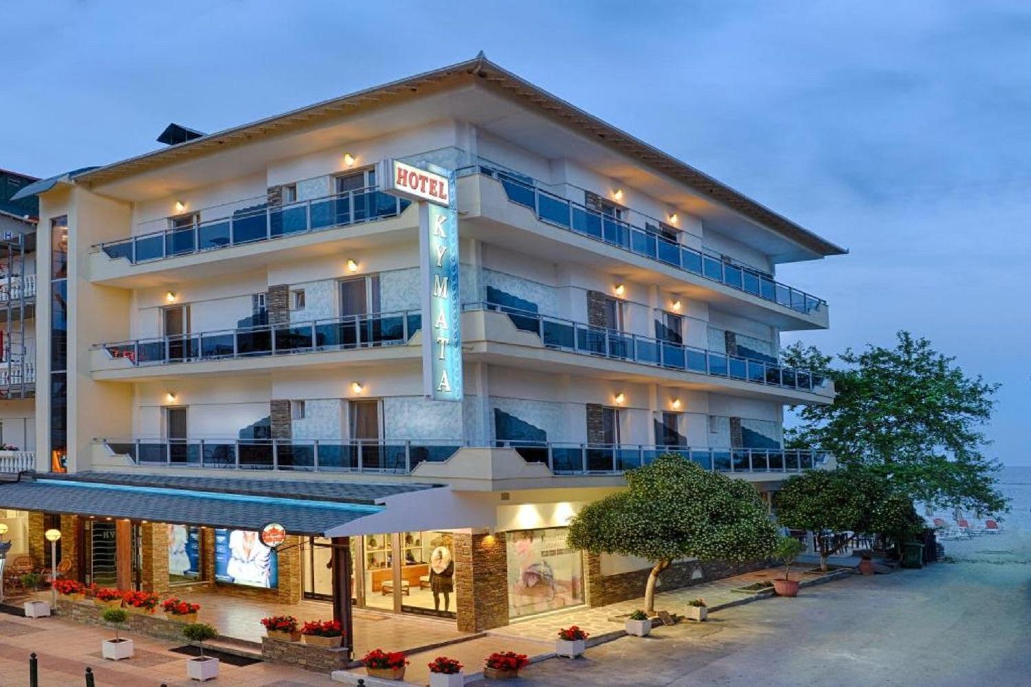 Hotel Kymata Paralía Exterior foto